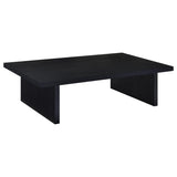 Max 2-piece Rectangular Coffee and End Table Set Black | King | Black | 706278-S2