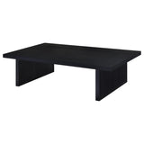 Max 2-piece Rectangular Coffee and End Table Set Black | King | Black | 706278-S2