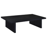 Max Rectangular Engineered Laminate Coffee Table Black | Black | 706278