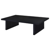 Max Rectangular Engineered Laminate Coffee Table Black | Black | 706278