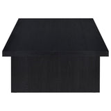 Max Rectangular Engineered Laminate Coffee Table Black | Black | 706278