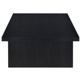Max Rectangular Engineered Laminate Coffee Table Black | Black | 706278