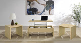 Canoga 2-piece Lift Top Cocktail Coffee Table Set Light Oak