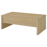 Canoga 3-piece Lift Top Cocktail Coffee Table Set Light Oak | Beige | Light Oak | 706348-S3