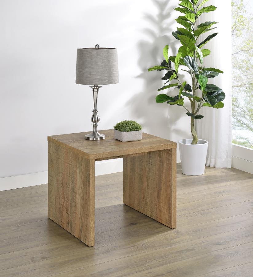 Canoga Engineered Wood Accent Side End Table Mango | Brown | Mango | 706357