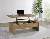 Canoga Engineered Wood Lift Top Cocktail Coffee Table Mango | Brown | Mango | 706358