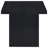 Devar 2-piece Square Cocktail Coffee End Table Set Black | Black | 706408-S2