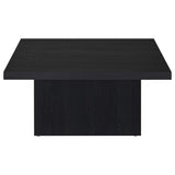 Devar 2-piece Square Cocktail Coffee End Table Set Black | Black | 706408-S2