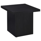 Devar 3-piece Square Cocktail Coffee End Table Set Black | Black | 706408-S3