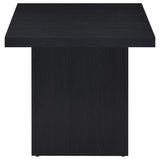 Devar 3-piece Square Cocktail Coffee End Table Set Black | Black | 706408-S3
