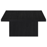 Devar 3-piece Square Cocktail Coffee End Table Set Black | Black | 706408-S3