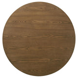 Franklin 2-piece Round Pedestal Coffee Table Set Dark Brown | Brown | Dark Brown | 706438-S2