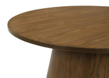 Franklin 2-piece Round Pedestal Coffee Table Set Dark Brown | Brown | Dark Brown | 706438-S2