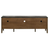 Bradley 63-inch 2-Door SmartTop TV Stand Smokey Grey and Brown | Grey | Smokey Grey / Dark Brown | 706452
