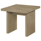 Decker Square Occasional Side End Table Natural Oak | Beige | Natural Oak | 706467