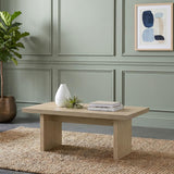 Decker 47-Inch Rectangular Cocktail Coffee Table Natural Oak | Beige | Natural Oak | 706468