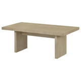 Decker 47-Inch Rectangular Cocktail Coffee Table Natural Oak | Beige | Natural Oak | 706468