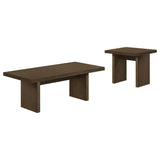 Decker 2-piece Coffee and End Table Set Walnut | Brown | Walnut | 706488-S2