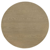 Hamlyn 2-piece Round Fluted Coffee and End Table Set Natural Oak | Beige | Natural Oak | 706498-S2
