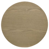 Hamlyn 3-piece Round Fluted Coffee and End Table Set Natural Oak | Beige | Natural Oak | 706498-S3