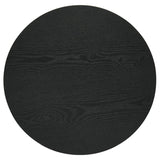 Hamlyn 2-piece Round Fluted Coffee and End Table Set Black | Black | 706508-S2