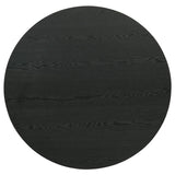Hamlyn Round Fluted Occasional Cocktail Coffee Table Black | Black | 706508