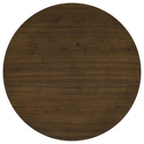 Hamlyn 2-piece Round Fluted Coffee and End Table Set Walnut | Brown | Walnut | 706518-S2