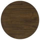 Hamlyn 3-piece Round Fluted Coffee and End Table Set Walnut | Brown | Walnut | 706518-S3