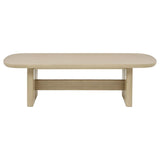 Kailani 2-piece Coastal Coffee and End Table Set Beige Oak | Full | Beige | Beige Oak | 706588-S2