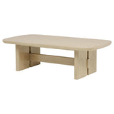 Kailani Coastal Rectangular Cocktail Coffee Table Beige Oak | Beige | Beige Oak | 706588