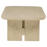 Kailani Coastal Rectangular Cocktail Coffee Table Beige Oak | Beige | Beige Oak | 706588