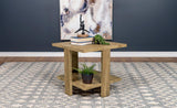 Dawn Square Engineered Wood End Table Mango Brown | Brown | Mango | 707717