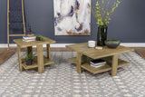 Dawn 2-piece Round Coffee and End Table Set Mango Brown | Brown | Mango | 707718-S2