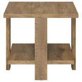 Dawn 2-piece Round Coffee and End Table Set Mango Brown | Brown | Mango | 707718-S2