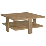 Dawn 3-piece Round Coffee and End Table Set Mango Brown | Brown | Mango | 707718-S3