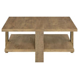 Dawn Square Engineered Wood Coffee Table Mango Brown | Brown | Mango | 707718
