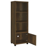 Sachin 3-shelf Engineered Wood Media Tower Dark Pine | 707736