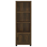 Sachin 3-shelf Engineered Wood Media Tower Dark Pine | 707736
