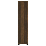 Sachin 3-shelf Engineered Wood Media Tower Dark Pine | 707736