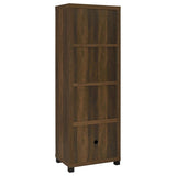 Sachin 3-shelf Engineered Wood Media Tower Dark Pine | 707736