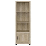 Sachin 3-shelf Engineered Wood Media Tower Distressed Pine | Brown Distressed Pine | 707746