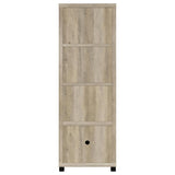 Sachin 3-shelf Engineered Wood Media Tower Distressed Pine | Brown Distressed Pine | 707746