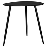Odessa Triangular Solid Wood End Table Black | King | Black | 707917