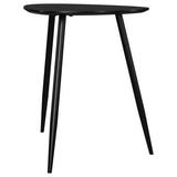 Odessa Triangular Solid Wood End Table Black | King | Black | 707917