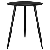 Odessa Triangular Solid Wood End Table Black | King | Black | 707917