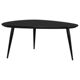 Odessa 2-piece Triangular Coffee and End Table Set Black | Black | 707918-S2