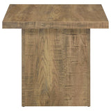Devar Square Engineered Wood End Table Mango Brown | Brown | Mango | 708067