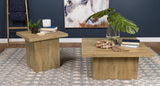 Devar Square Engineered Wood End Table Mango Brown | Brown | Mango | 708067