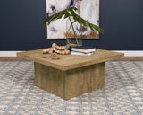 Devar Square Engineered Wood Coffee Table Mango Brown | King | Brown | Mango | 708068