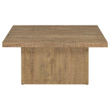 Devar Square Engineered Wood Coffee Table Mango Brown | King | Brown | Mango | 708068